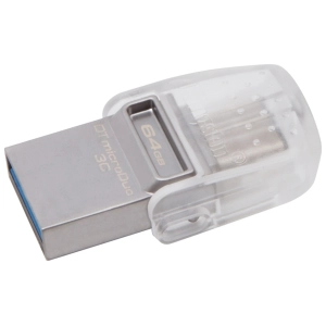 Unidade flash USB Kingston DataTraveler microDuo 3C 128Gb