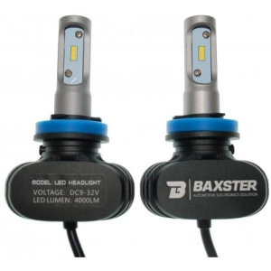 Lâmpada automotiva Baxster S1-Series H8 6000K 4000Lm 2pcs