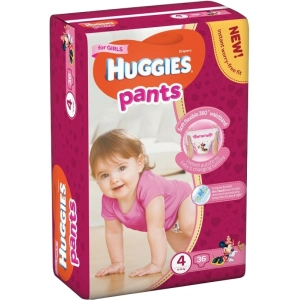 Calça Huggies Fraldas menina 4/36 unidades