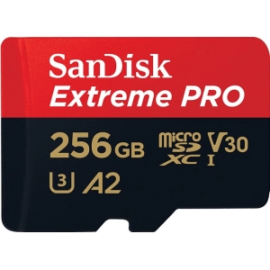 SanDisk Extreme Pro V30 A2 microSDXC UHS-I U3 256Gb