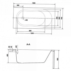 Cersanit Nike 150x70