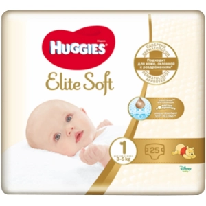 Fraldas Huggies Elite Soft 1/25 pcs