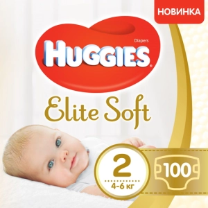 Huggies Elite Soft 2/100 pcs