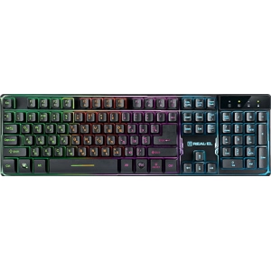 Teclado REAL-EL Gaming 8700 Retroiluminado