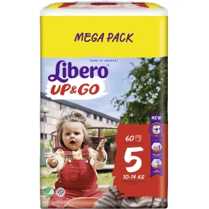 Fraldas Libero Up and Go 5/60 unidades