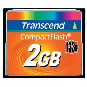 Cartão de memória Transcend CompactFlash 133x 2Gb