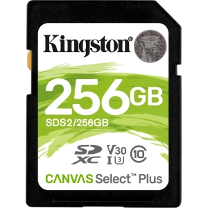 Cartão de memória Kingston SDXC Canvas Select Plus 256Gb