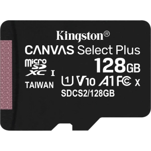 Cartão de memória Kingston microSDXC Canvas Select Plus 128Gb