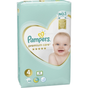 Fraldas Pampers Premium Care 4/68 unidades