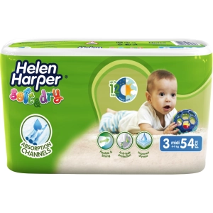 Fraldas Helen Harper Soft and Dry 3/54 pcs