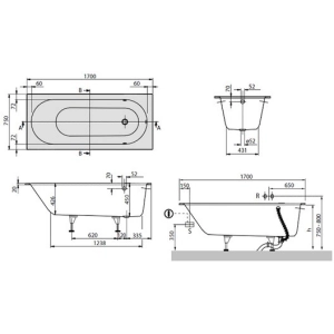 Villeroy & Boch Oberon 190x90