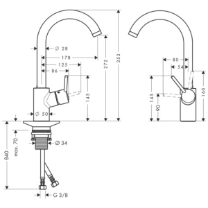 Hansgrohe Talis M52 14870000