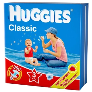 Huggies Classic 3 / 78 pcs