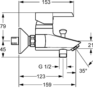 Torneira Hansa Pinto 45112103