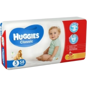 Fraldas Huggies Classic 5/58 pçs