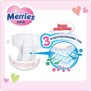 Merries Diapers NB / 90 pcs