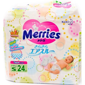 Fraldas Merries S / 24 pçs