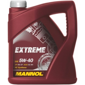 Óleo do motor Mannol Extreme 5W-40 4L