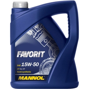 Óleo de motor Mannol Favorit 15W-50 5L