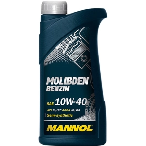 Óleo de motor Mannol Molibden Benzin 10W -40 1L