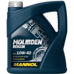 Óleo de motor Mannol Molibden Benzin 10W-40 4L