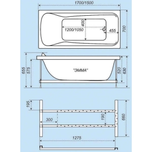 Triton Emma 150x70