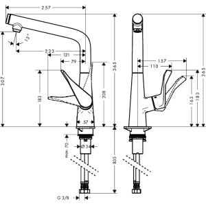 Hansgrohe Metris Select M71 14883000