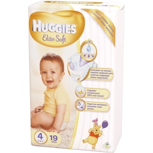 Fraldas Huggies Elite Soft 4/19 pcs