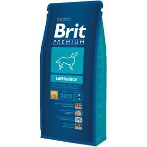 Ração para cães Brit Premium Cordeiro/Arroz 1 kg