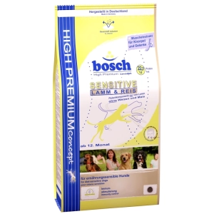 Ração para cães Bosch Sensitive Cordeiro/Arroz 15 kg