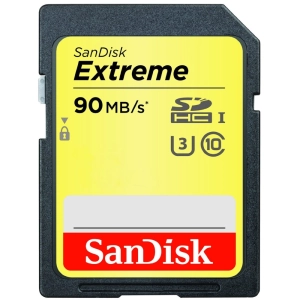 Cartão de Memória SanDisk Extreme SDHC Classe 10 UHS-I U3 16Gb