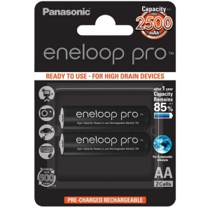 Acumulador/bateria Panasonic Eneloop Pro 2xAA 2500 mAh